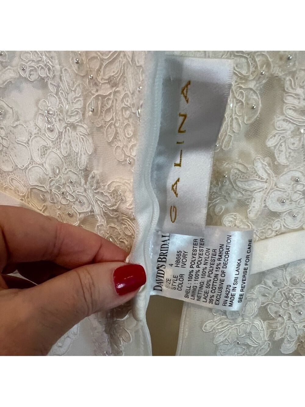 Galina Strapless Bridal or Quinceañera Gown- Midi Length - Picture 10 of 12